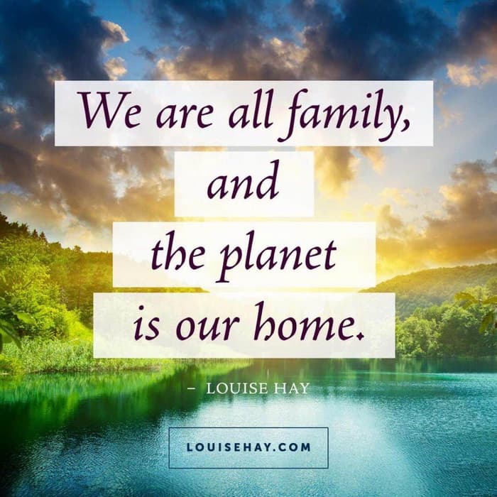 Мы все семья и эта планета наш дом