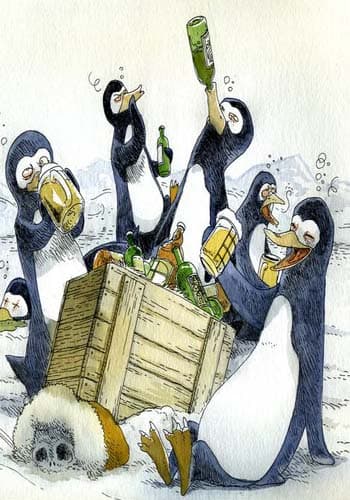 Пингвины и пиво