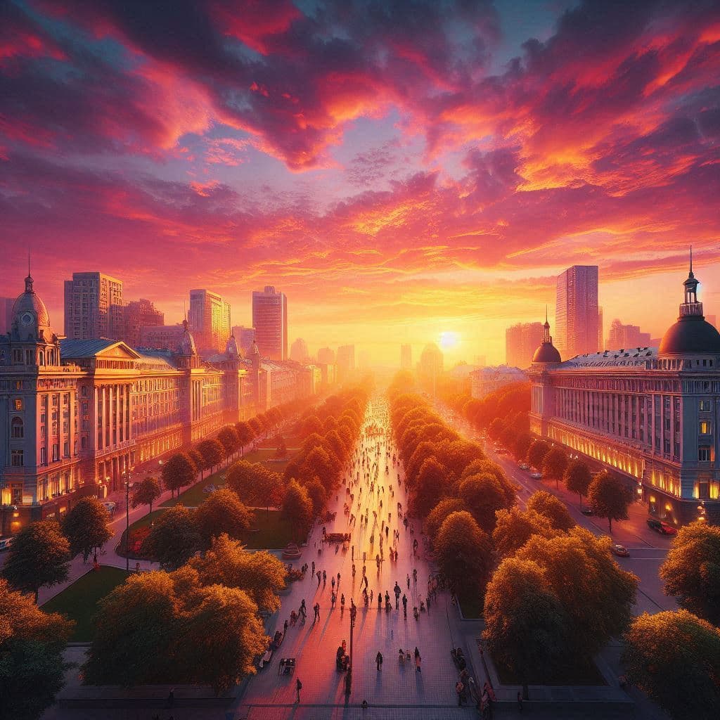 Прошедший зря закат