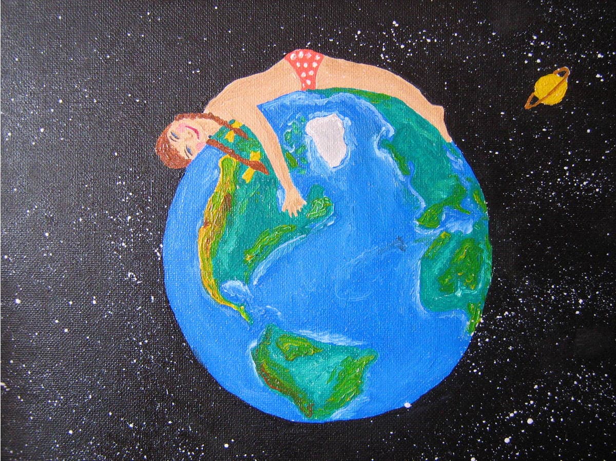 Рисунок наш дом планета земля