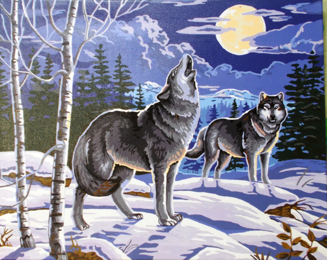 Луна и волки
